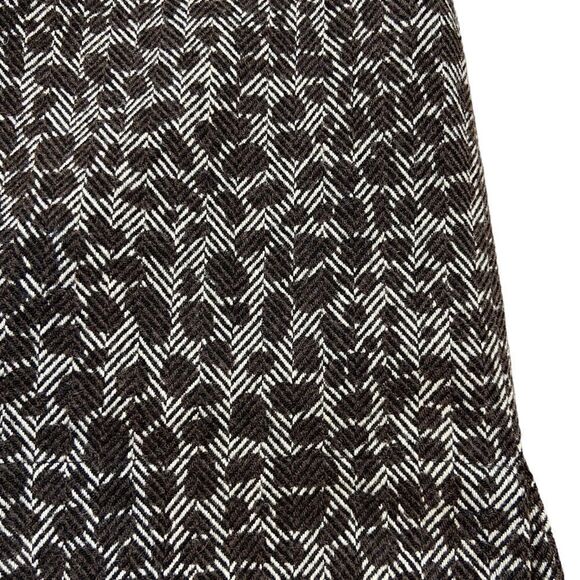 Ladies Chaiken Brand Animal Print Mini Skirt Black and White Size 10 - Picture 5 of 13